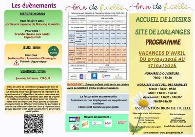 Programme Lorlanges