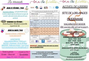 Programme Février 25 Lorlanges