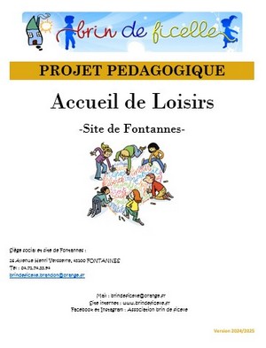 Projet Peda Fontannes 2025