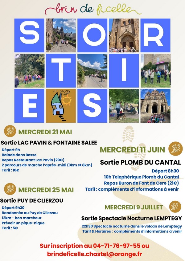 Sorties EVS Mai 2025
