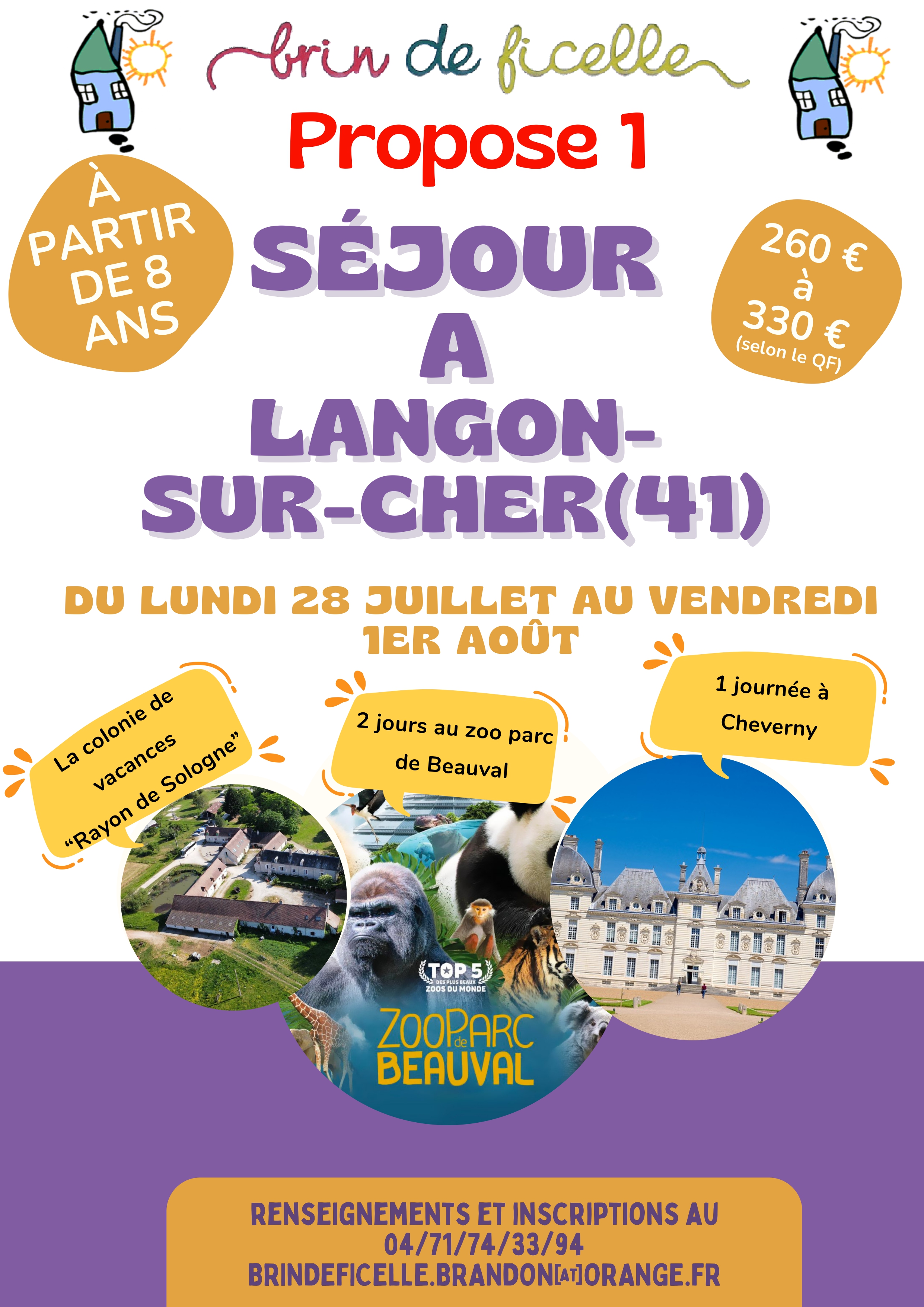 Sejour Ete 2025